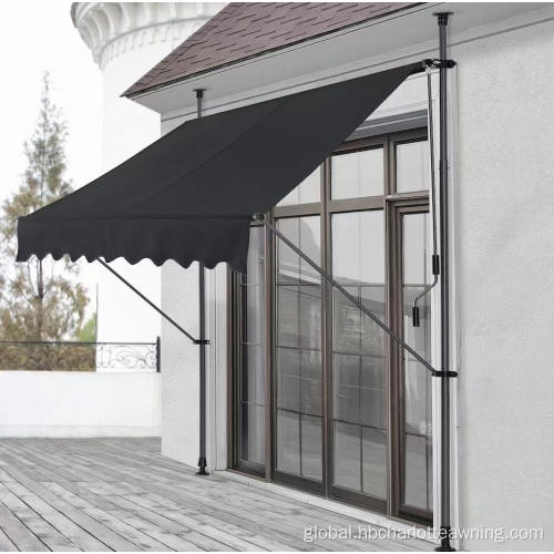 Patio Awning Diy Balcony Sunshade Clamp Awning Retractable Adjustable Awning Manufactory